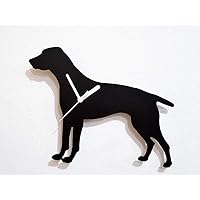 German Shorthaired Pointer Dog Silhouette - Wall Clock