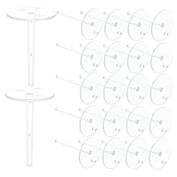 BESTOYARD 100pcs tool decor plastic cake nail flower nails for cupcake cake flower nail baking accessories useful flower nails cake supplies small venue setting props flower stand Holder