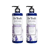 Dr Teal's Body Lotion Moisture plus Soothing Lavender, 16 fl oz Pack of 2