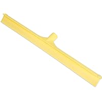 SPARTA 3656804 Plastic Floor Squeegee, Shower Squeegee, Heavy Duty Squeegee With Rubber Blade For Windows, Glass, Shower Doors, Floors, Windshields, 24 Inches, Yellow, (Pack of 6)