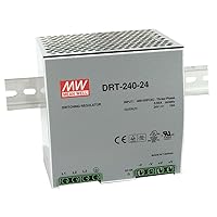 MEAN WELL DRT-240-24 AC-DC 3 Phase Industrial DIN-Rail Power Supply