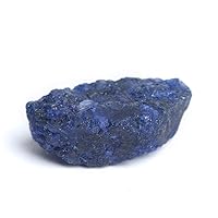 Natural Raw Stones Rough Rock Crystals for Tumbling,Cabbing,Sapphire 124.00 Ct Blue Sapphire Gemstone 