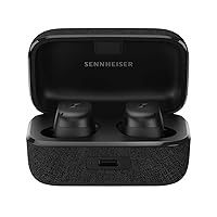 Sennheiser Consumer Audio MOMENTUM True Wireless 3 Earbuds Bluetooth In-Ear Headphones for Music and Calls with ANC,Multipoint connectivity,IPX4,Qi charging,28-hour Battery Life Compact Design,Black