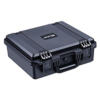 Lykus HC-3510 Waterproof Hard Case with Customizable Foam Insert, Interior Size 13.78x11.81x5.12 in, Suitable for Pistol, DSLR Camera, Small Drone, Camcorder, Action Camera, and More