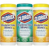 Clorox Disinfecting Wipes (105 Count Value Pack), Cleaning Wipes without Bleach - 3 Pack - 35 Count Each CLO 30112