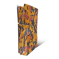 MightySkins Skin Compatible with Playstation 5 Slim Disk Edition Console Only - Autumn Camouflage | Protective, Durable, and Unique Vinyl Decal wrap Cover | Easy to Apply | Made in The USA