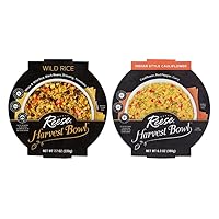 Reese Harvest Bowl Bundle | Wild Rice (Pack of 8) & Curry Veggie (Pack of 8) | Pack of 16 Total