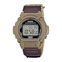 Casio Illuminator Alarm Chronograph Digital Watch W-219HB-5AVCF