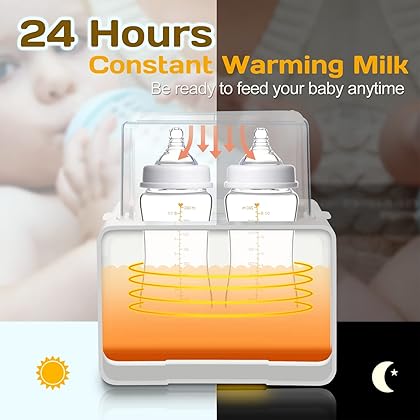 Bottle Warmer for Baby, 6 in 1,breastmilk,Formula Milk Warmer,Baby Food Heating,Baby Milk Warmer,Breast Feeding Essentials and Baby Bottle-Feeding Supplies