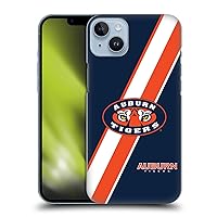Head Case Designs Officially Licensed Auburn University AU Stripes Hard Back Case Compatible with Apple iPhone 14 Plus