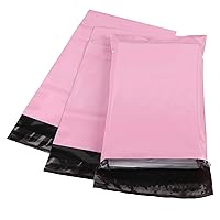 6.7 x 9.45 inch Poly Mailer Envelopes Shipping Bags with Self Adhesive, Waterproof and Tear-Proof Postal Bags, Pink (50 pcs)