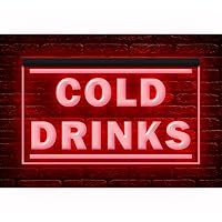 170146 Cold Drinks Bar Beer Pub Club Shop Store Open Display LED Light Neon Sign (12