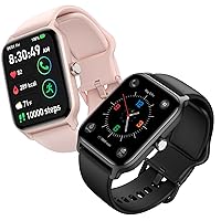 Bluetooth Smart Watch for Men Women, Android Phone Compatible, Waterproof Fitness Tracker Smartwatch with Call and Text, Alexa Voice, Heart Rate, Blood Oxygen, Sleep Monitor 1.8 Inches