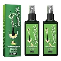 Hair Nourishing Ginger Spray, Hair Growth Ginger Spray Serum for Men Women Organic Regrowth Spray 100ML (2pcs)