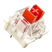 DRAOZA OUTEMU Red Switch 3 Pin Switch Gateron and Cherry MX Equivalent DIY Replaceable Switch for Mechanical Gaming Keyboard (72pcs Red)