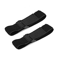 6 Pcs Bicycle Pant Leg Straps Adjustable Cycling Ankle Safety Band  Multipurpose Black Elastic Magic Fastening Belt with Buckle for Riding  Climbing