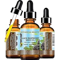 BLACK RASPBERRY SEED OIL 100% Pure Natural Undiluted Virgin Unrefined Cold Pressed Carrier Oil. 4 Fl.oz.-120 ml. for Face, Skin, Hair, Lip, Nails