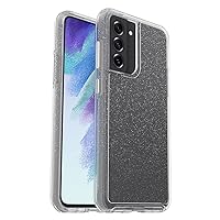 OtterBox Galaxy S21 FE 5G (Only) Symmetry Series Case - STARDUST (SILVER FLAKE), Ultra-Sleek, Wireless Charging Compatible, Raised Edges Protect Camera & Screen