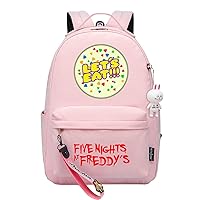 Casual Five Nights at Freddy's Graphic Bookbag Teens Durable Daypack-Novelty Travel Rucksack for Youth