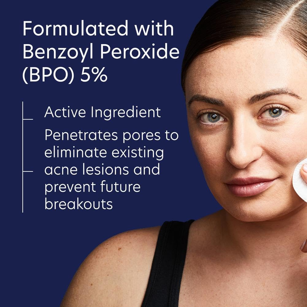 PCA SKIN Benzoyl Peroxide 5% Facial Cleanser - Foaming Daily Face Wash for Oily / Acne-Prone Skin, Non-Drying (7 fl oz)