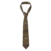 Rose Gold Wallpaper Print Men'S Necktie Tie For Weddings,Business,Parties Gift For Groom,Father,Groomsman