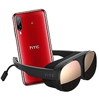 SIM-Free Smartphone VR Glasses Set Desire 22 Pro Salsa Red + Vive Flow 99HATD008-00 MP023