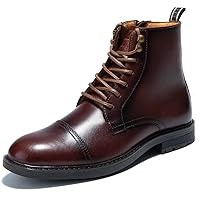 Arkbird Mens Chelsea Boots, Stylish and Comfort Leather Chukka Ankle Boots with Zipper