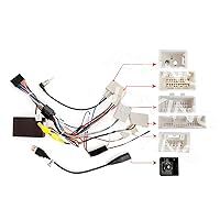 JOYING Radio Wiring Harness for Toyota Tundra, Sequoia, Sienna, 4runner, Prius, JBL Harness Adapter Plug and Play Support Factory SWC, Factory JBL Amplifier,Factory USB, Factory Reverse Camera(TU-S)