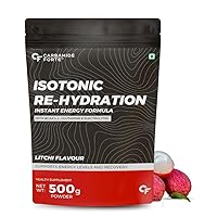 Aelona Carbamide Forte Isotonic Powder | Instant Energy Drink for Workout | Electrolyte Powder with Added BCAA & L Glutamine - Litchi Flavour - 500g