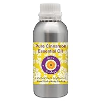 Deve Herbes Pure Cinnamon Essential Oil (Cinnamomum zeylanicum) Steam Distilled 300ml (10 oz)
