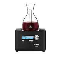 iSommelier Smart Electric Super Speed Wine Aerating Decanter Reduces Decanting Time to Seconds Black