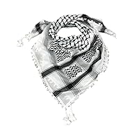 Palestine Scarfs الاقصى Shemagh Cotton Arab Arafat scarf Keffiyeh Scarf Men Neck Wrap Cotton Men Military Palestinian Gifts