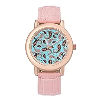 Fashion Paisley Pattern Women's Analogue Quartz Watch Casual Watches Sport Watch Wristwatch