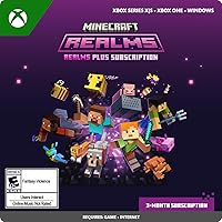 Minecraft Realms – Plus 3-Month Subscription – Xbox Series X|S, Xbox One, Windows [Digital Code] Minecraft Realms – Plus 3-Month Subscription – Xbox Series X|S, Xbox One, Windows [Digital Code] Xbox & Windows 10 Digital Code