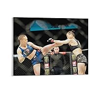 Rose Namajunas Thug Rose KO Posters Picture Frame Poster Decorative Painting Canvas Wall Art Living Room Posters Bedroom Painting 11x14inch(28x35cm)
