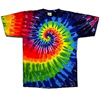 Sundog Rainbow Swirl Tie Dye T-Shirt Tee Shirt