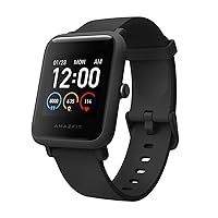 Amazfit Bip U Pro Smart Watch with Alexa Built-In for Men Women, GPS Fitness Tracker with 60+ Sport Modes, Blood Oxygen Heart Rate Sleep Monitor, 5 ATM Water Resistant, for iPhone Android(Black)