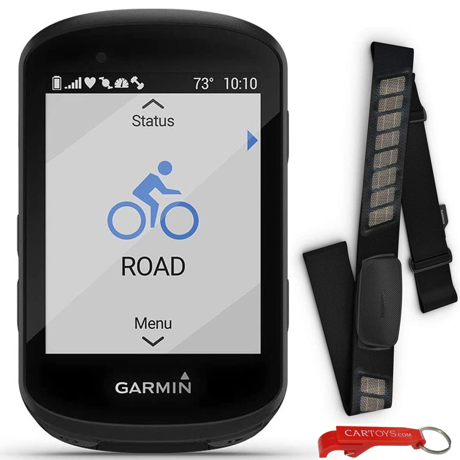 Garmin Edge 530 Bike Computer Endurance Bundle with HRM-Dual Heart Rate Monitor. Performance GPS Cycling/Bike Computer, Mapping, Dynamic Performanc...