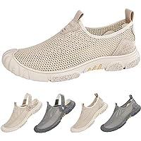 Men's Orthopedic Hollow-Out Summer Sandals,Comfort Breathable Beach Mesh Slippers,Arch Support Soft-soled Garden Shoes