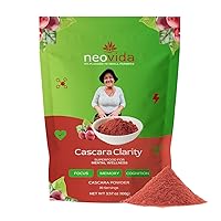 Cascara Clarity, Coffee Cherry Powder, All Natural Antioxidant Boost Powder Made from Coffee Cherries, Superfood Powder for Smoothies, Coffee Fruit Extract, Coffeeberry (10 Servings)