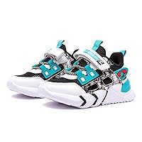 Kids Shoes for Boys Girls Breathable Lightweight Mesh Athletic Running Sneakers Black