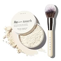 HALEYS Flawless Finish Set (Translucent Fair): Re-touch Soft Focus Loose Setting Powder, Skin Perfecting, Blurs, Smooths, No flashback, for All Skin Types and Tones,Streak-free, Perfect Blending