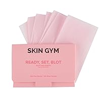 Skin Gym Blotting Papers, Oil Absorbing Facial Sheets, Makeup Friendly Paper Wipes For Oily Skin Shine, Oil Control For All Skin Types, 100 Count Pack of 1