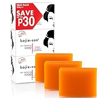 Kojie San Original Facial Beauty Soap - 100g - Guaranteed Authentic (3, 100 Gram Soap Bars)