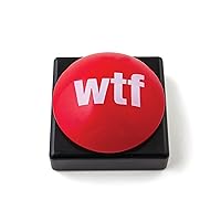 BigMouth Inc. WTF Slammer Button, 10 Different Phrases, Funny Gag Gift for Family, Friends and Co-Workers, Batteries Included
