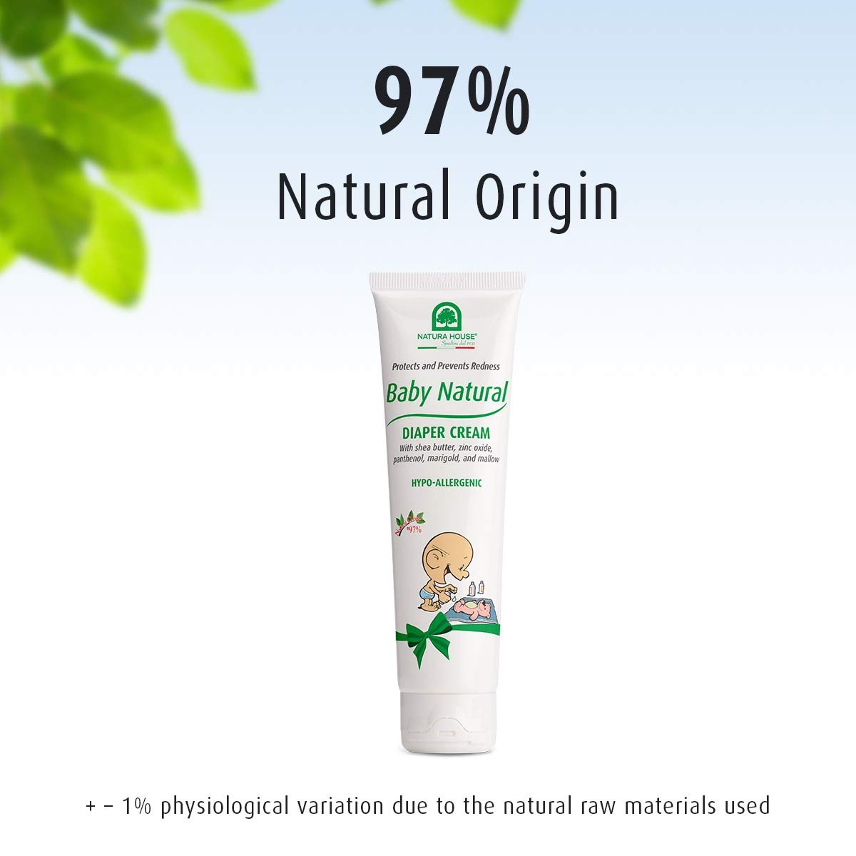 Mua Natura House Baby Natural Diaper Cream - Light Natural Fragrance –  Prevents Redness – Free From Harmful Substances – 97% Natural Origin, Made  in Italy – Hypoallergenic, Dermatologist Tested,  oz. trên Amazon Mỹ  chính hãng 2023 | Fado