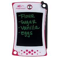 Boogie Board Jot Pocket Writing Tablet - Includes Small 4.5 in LCD Writing Tablet, Instant Erase, Stylus Pen and Built-in Kickstand, Pink