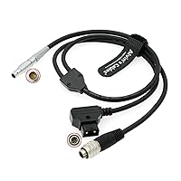 Alvin’s Cables CAM 7 Pin to Hirose 8 Pin + D-Tap Cable for ARRI RIA-1| cforce RF Motor for Sony F5| F55| Venice Remote Compatible with K2.0047268
