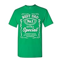 Best Dad No.1 Extra Special Awesome Funny Humor DT Adult T-Shirt Tee