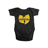 Baby Grow Band Logo Official Black 0 To 24 Months